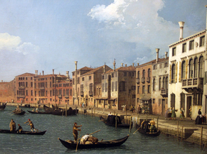 Canaletto - View of the Canal of Santa Chiara, Venice | Каналетто