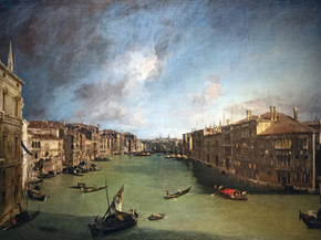 Canaletto - The Grand Canal, View of the Palazzo Balbi towards the Rialto Bridge | Каналетто Canaletto - The Grand Canal, View of the Palazzo Balbi towards the Rialto Bridge | Каналетто