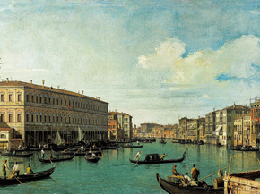 Canaletto - The Grand Canal from the Rialto Bridge | Каналетто