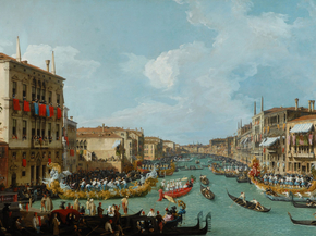 Canaletto - Regatta on the Grand Canal | Каналетто