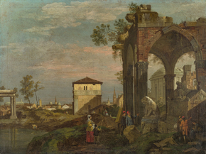 Canaletto - Capriccio with Motifs from Padua | Каналетто