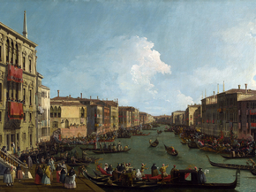 Canaletto - A Regatta on the Grand Canal | Каналетто