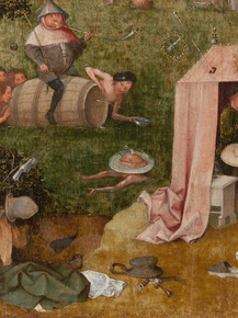 Jheronimus Bosch | Иероним Босх - Аллегория чревоугодия и любострастия