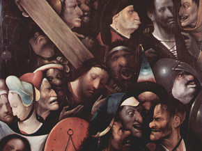 Jheronimus Bosch | Иероним Босх - Несение креста, Христос и Св. Вероника