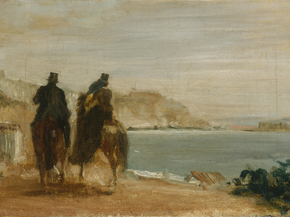 Edgar Degas | Дега Эдгар - Прогулка у моря