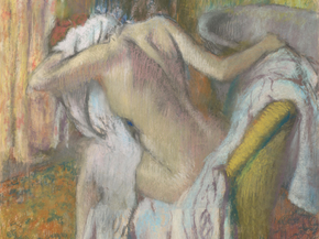 Edgar Degas | Дега Эдгар - После купания, вытирающаяся женщина