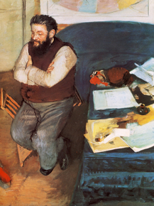 Edgar Degas | Дега Эдгар - Портрет Диего Мартелли