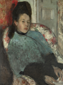 Edgar Degas | Дега Эдгар - Портерт Елены Карато
