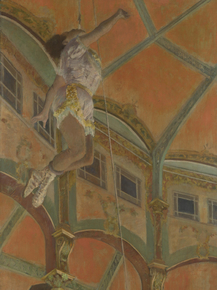 Edgar Degas | Дега Эдгар - Мисс Ла Ла в цирке Фернандо