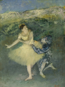 Edgar Degas | Дега Эдгар - Арлекин и Коломбина 