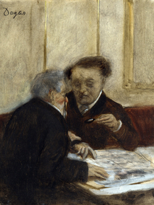 Edgar Degas | Дега Эдгар - В кафе Шатоден