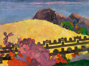 Paul Gauguin - Parahi te marae | Гоген Поль - Там храм