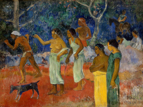 Paul Gauguin | Гоген Поль - Сцена из жизни таитян