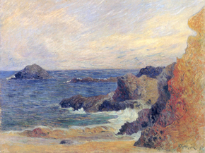 Paul Gauguin | Гоген Поль - Скалистое морское побережье