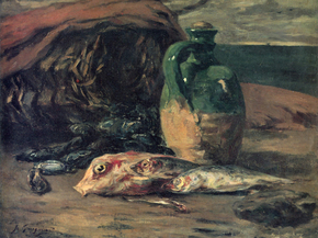 Paul Gauguin | Гоген Поль - Натюрморт с рыбами