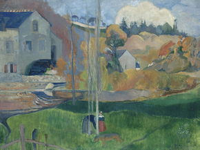 Paul Gauguin | Гоген Поль - Мельница Давида в Понт-Авене
