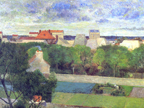 Paul Gauguin | Гоген Поль - Крестьяне, занимающиеся разведением гусей