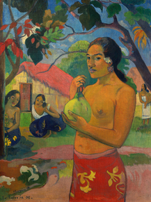 Paul Gauguin | Гоген Поль - Женщина, держащая плод