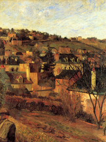 Paul Gauguin | Гоген Поль - Голубые крыши близ Руана