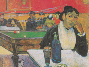 Paul Gauguin | Гоген Поль - В кафе. Портрет мадам Жино