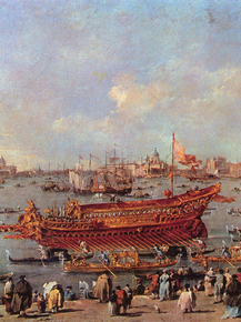 Francesco Guardi | Гварди Франческо - Отплытие Бучентавр к Лидо