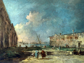 Francesco Guardi | Гварди Франческо - Вид рядом с Венецией