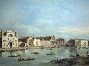 Francesco Guardi | Гварди Франческо - Вид на Большой канал между Санта Лючия и Скальци