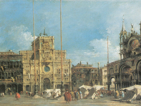 Francesco Guardi - The Torre dell Orologio in Piazza San Marco | Гварди Франческо