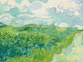 Van Gogh | Ван Гог - Зеленые пшеничные поля, Овер, 1890