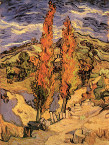 Van Gogh - Two poplars | Ван Гог - Два тополя