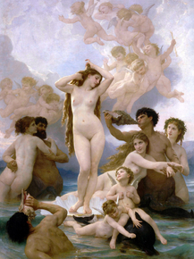 Bouguereau William | Бугро Вильям - Рождение Венеры