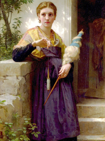 Bouguereau William | Бугро Вильям - Пряха