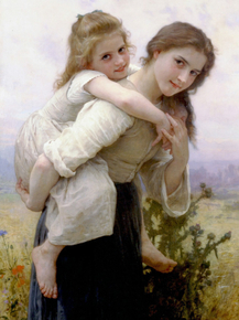 Bouguereau William | Бугро Вильям - Приятная ноша