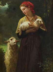 Bouguereau William | Бугро Вильям - Пастушка