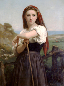 Bouguereau William | Бугро Вильям - Пастушка