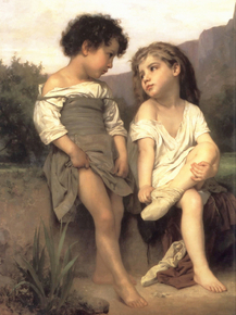 Bouguereau William | Бугро Вильям - Маленькие купальщицы