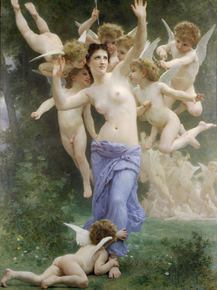 Bouguereau William | Бугро Вильям - Гнездо купидонов