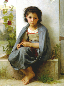 Bouguereau William | Бугро Вильям - Вязальщица
