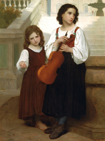 Bouguereau William | Бугро Вильям - Вдали от дома