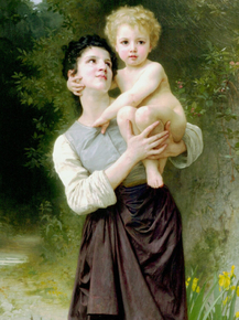 Bouguereau William | Бугро Вильям - Брат и сестра