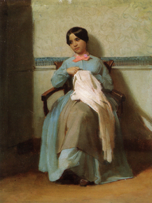 Bouguereau William - A portrait of leonie bouguereau | Бугро Вильям