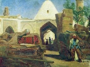 Боголюбов Алексей - Армянский Караван сарай, 1861