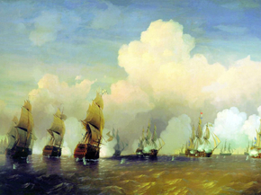 Боголюбов Алексей - Русско-шведская морская война под Кронштадтом в 1790