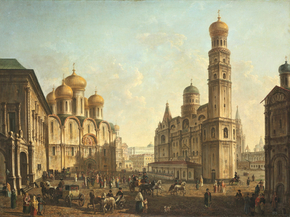 Алексеев Фёдор Яковлевич - Соборная площадь в Московском Кремле