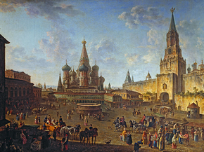 Алексеев Фёдор Яковлевич - Красная площадь в Москве
