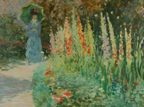 Monet Claude | Клод Моне - Округлая клумба