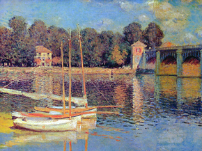 Monet Claude | Клод Моне - Мост в Аржантее