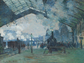 Monet Claude | Клод Моне - Вокзал Сен-Лазар