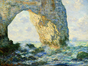 Monet Claude | Клод Моне - Арка на запад от Этрета