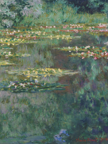 Monet Claude | Клод Моне - Пруд с водяными лилиями